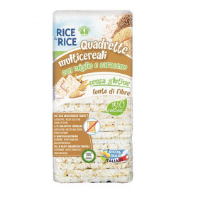 Rice&rice Quadrette Multicereali Con Miglio E Saraceno 130 Gsenza Lievito