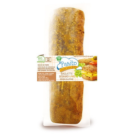 Panito Baguette Con Semi Di Sesamo E Lino 180 g