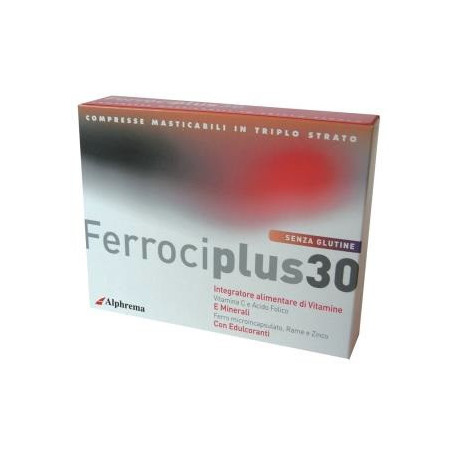 Ferrociplus 30 24 Compresse Masticabili