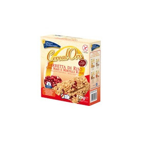 Piaceri Mediterranei Cerealoro Barretta Di Riso Con Mais E Mirtilli Rossi 6 Pezzi Da 21,5 g