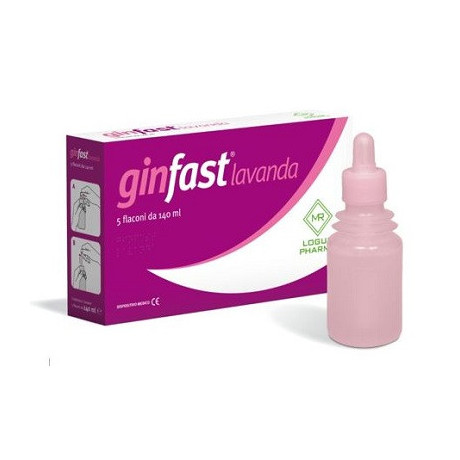 Lavanda Vaginale Ginfast Confezione Da 5 Flaconcini Da 140ml