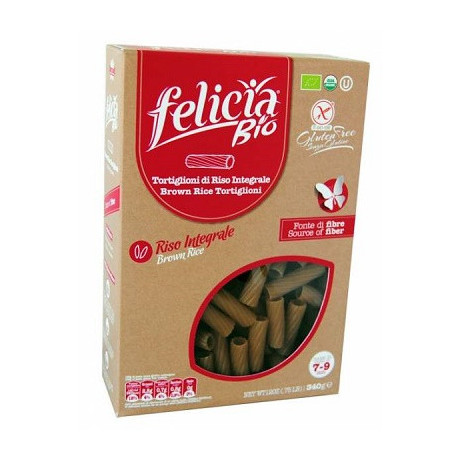 Felicia Bio Riso Integrale Tortiglioni 340 g