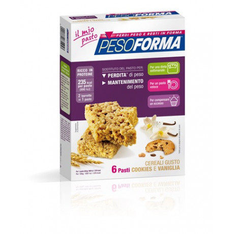 Pesoforma Barr Cereali Cookies Vaniglia 372 g