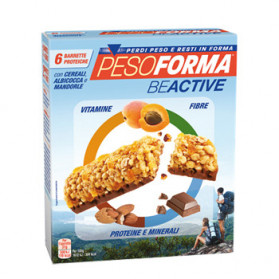 Pesoforma Beactive Cereali Albicocca E Mandorle 6 Barrette