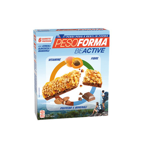 Pesoforma Beactive Cereali Albicocca E Mandorle 6 Barrette