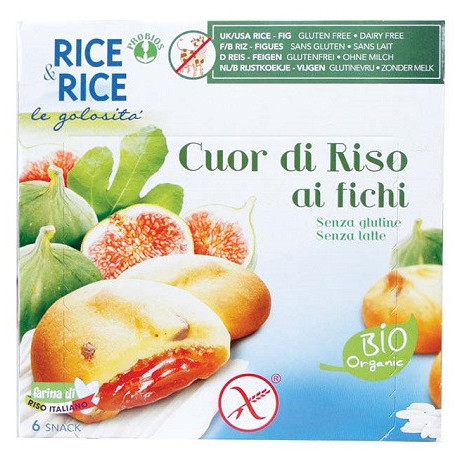 Rice&rice Cuor Di Riso Ai Fichi Senza Latte 6 X 33 g