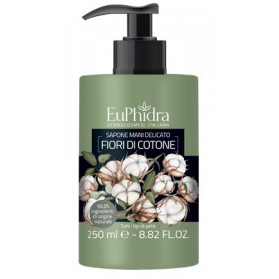 Euphidra Sapone Liquido Mani Cotone In Flacone Con Etichetta Dispenser