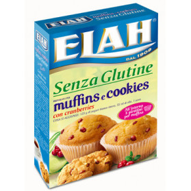Elah Preparato Per Muffin E Cookies Con Cranberries 190 g