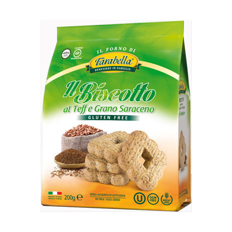 Farabella Il Biscotto Al Teff E Grano Saraceno 200 g