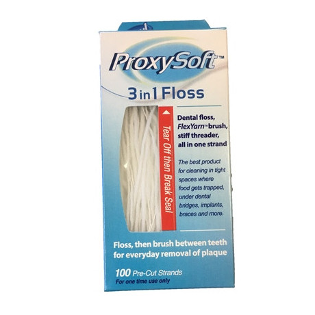 Proxy Soft 3in1 Floss Filo Interdentale Per Impianti 50 Pezzi