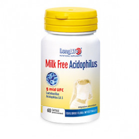 Longlife Milk Free Acidophilus 60 Capsule Vegetali