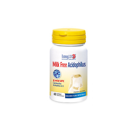 Longlife Milk Free Acidophilus 60 Capsule Vegetali