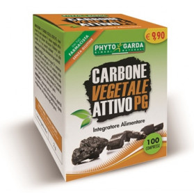 Carbone Vegetale Pg 100 Compresse