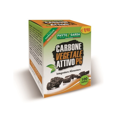 Carbone Vegetale Pg 100 Compresse