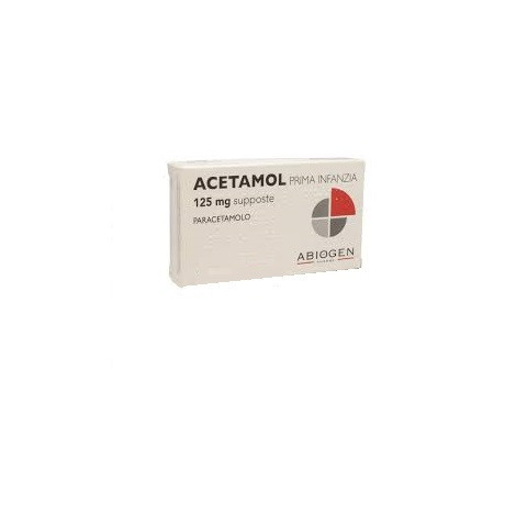 Acetamol Prima Inf10 Supposte 125mg