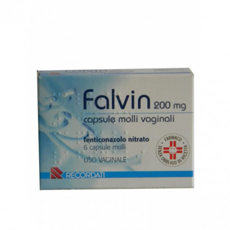 Falvin 6 Capsule Vaginale Molli 200mg