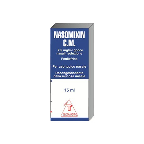 Nasomixin Cm Gocce 15ml 2,5mg/ml