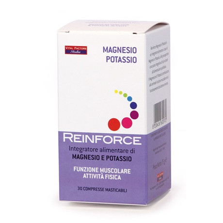 Reinforce Magnesio + Potassio 30 Compresse Masticabili