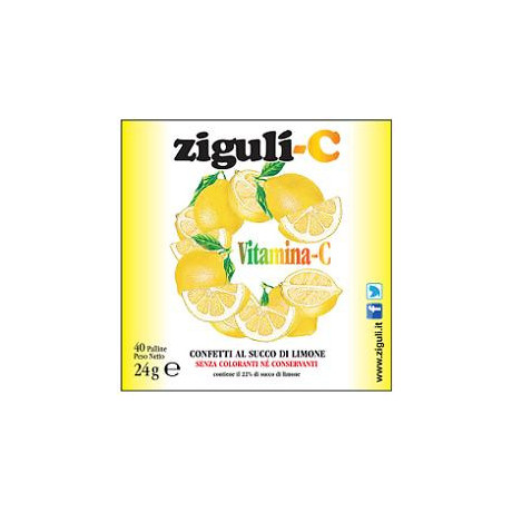 Ziguli C Limone 40 Confetti 24 g