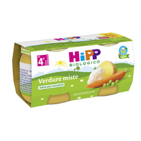 Hipp Biologico Omogeneizzato Verdure Miste 80 g 2 Pezzi