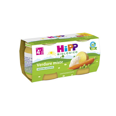 Hipp Biologico Omogeneizzato Verdure Miste 80 g 2 Pezzi