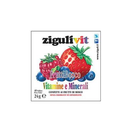 Ziguli Vit Fruttibosco 40 Confetti