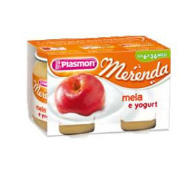 Plasmon Omogeneizzato Yogurt Mela 120 g X 2 Pezzi