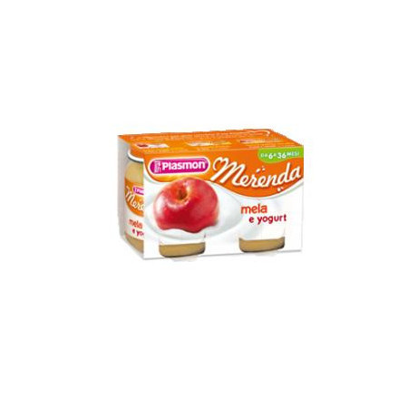 Plasmon Omogeneizzato Yogurt Mela 120 g X 2 Pezzi