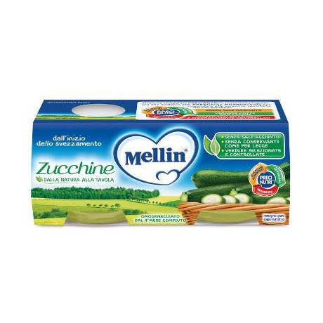 Mellin Omogeneizzato Zucchine 2 X 80 g