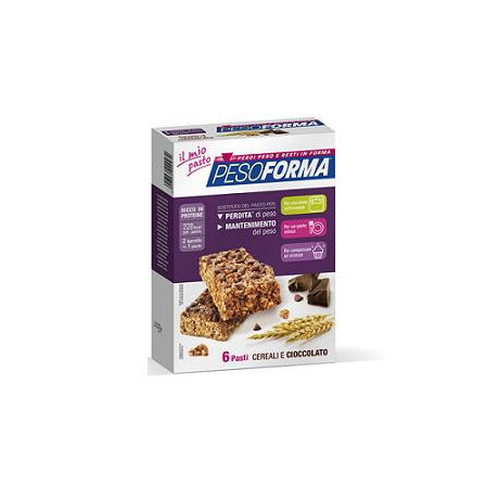 Pesoforma Barretta Cereali/cioccolato 12 Pezzi