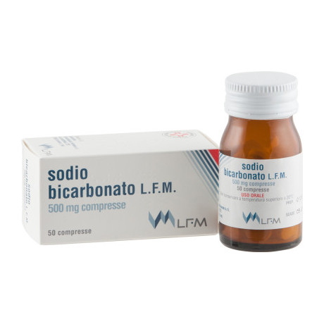 Sodio Bicarb 50 Compresse 500mg Flaconcino