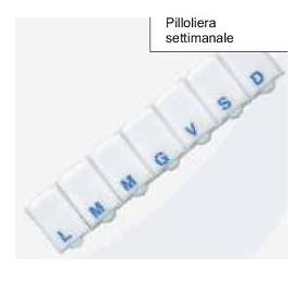 Pilloliera Sittimanale Plastica