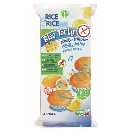 Rice&rice Riso Torty Al Limone 4 X 45 g