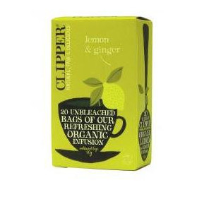 Clipper Aromatic Organic Lemon / Ginger Infusion