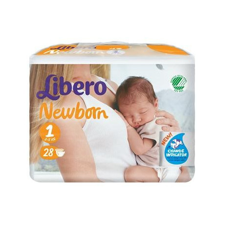 Libero Newborn Pannolino Per Bambino Taglia 1 4x28 Pezzi