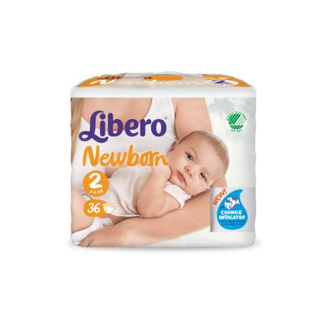 Libero Newborn Pannolino Per Bambino Taglia 2 6x36 Pezzi