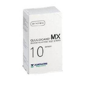 Strisce Misurazione Glicemia Glucocard Mx 10 Pezzi