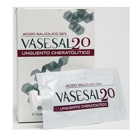 Vasesal 20 6 Bustine Pluridose Da 5 ml Unguento Cheratolitico