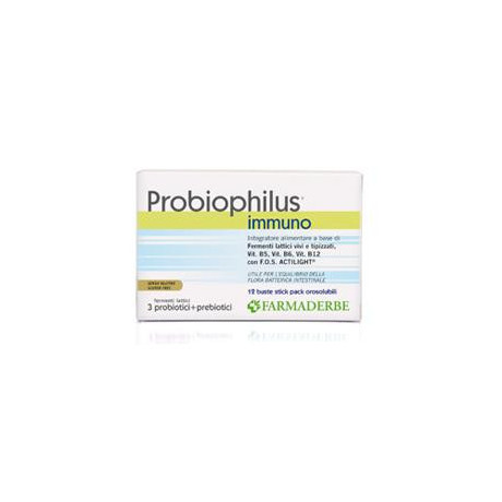 Probiophilus Immuno 12 Bustine 24 g