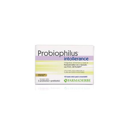 Probiophilus Intollerance 12 Bustine 24 g