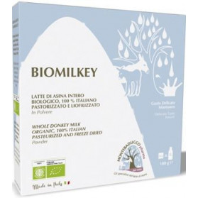 Biomilkey Latte Di Asina Pastorizzato E Liofilizzato Biologico 100% Italiano 100 g