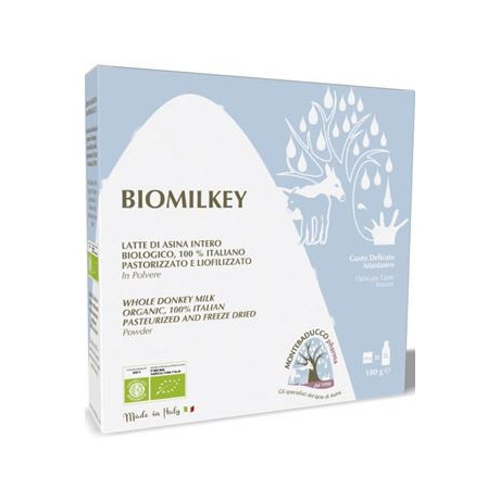 Biomilkey Latte Di Asina Pastorizzato E Liofilizzato Biologico 100% Italiano 100 g