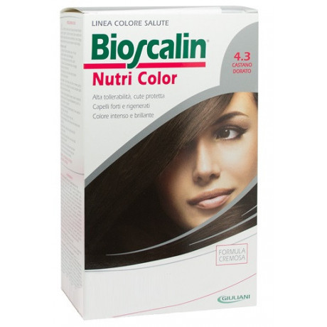 Bioscalin Nutri Color 4.3 Castano Dorato Sincrob 124 ml