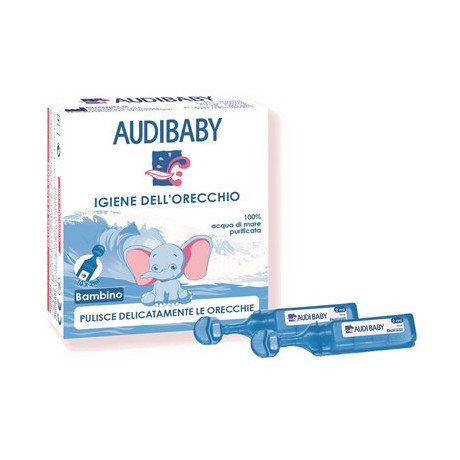 Audibaby 10 Acqua Di Mare Purificata 10 Flaconcini Monodose 2 ml