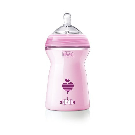 Ch Bib Nat-feel 6m+ Girl 330ml