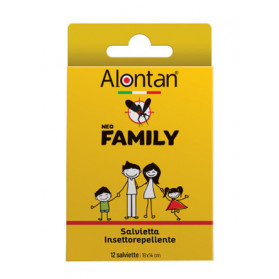 Alontan Junior Salvietta Con Icaridina 10% 12 Pezzi