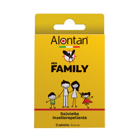 Alontan Junior Salvietta Con Icaridina 10% 12 Pezzi