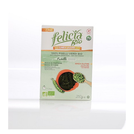 Felicia Bio Fusilli Piselli Verdi 250 g