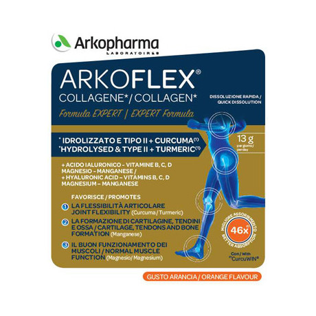 Arkoflex Expert Collagene Arancia Polvere 390 g
