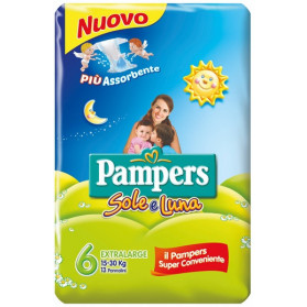 Pampers Sole E Luna Xl 13pz